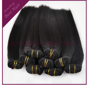 YUNNAN HAIR Cuticle Virgin Remy Hair Machine Hair Weft 20'' Silky Straight