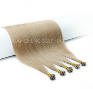 Full Cuticle Intact Light color Remy Human Pre-bonded Hair Nano Tip Russian Hair Extensions 1g Double Drawn Nano Hair Extensions