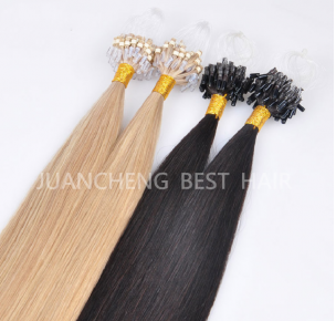 The Best Quality 100% Human Hair Extensions Micro Loop Ring Extensions